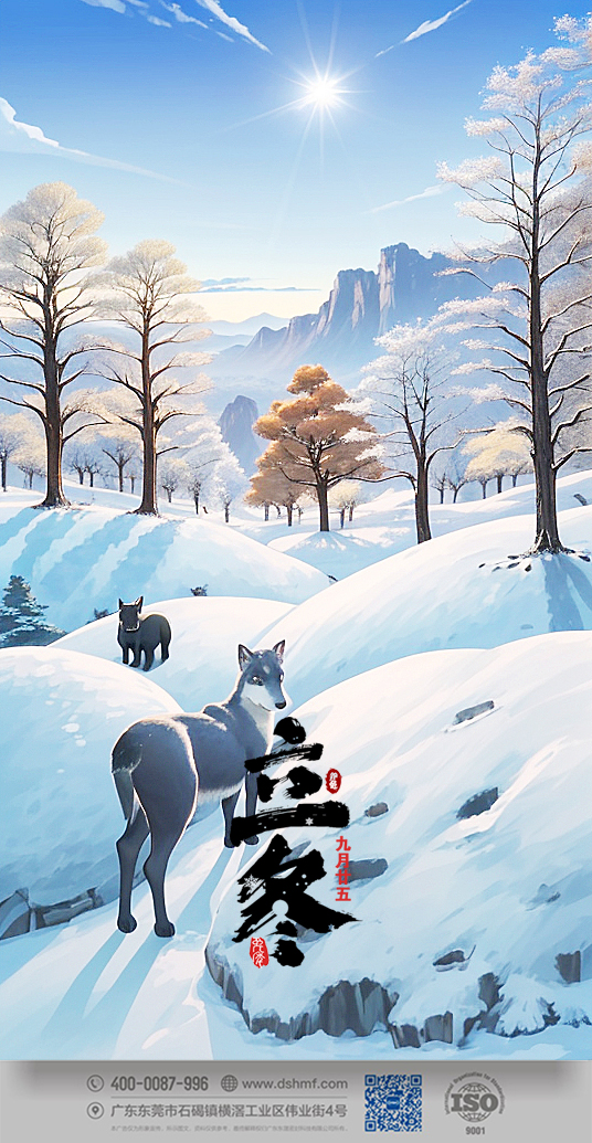 2023年立冬節(jié)氣景象風(fēng)景手機壁紙 (1)