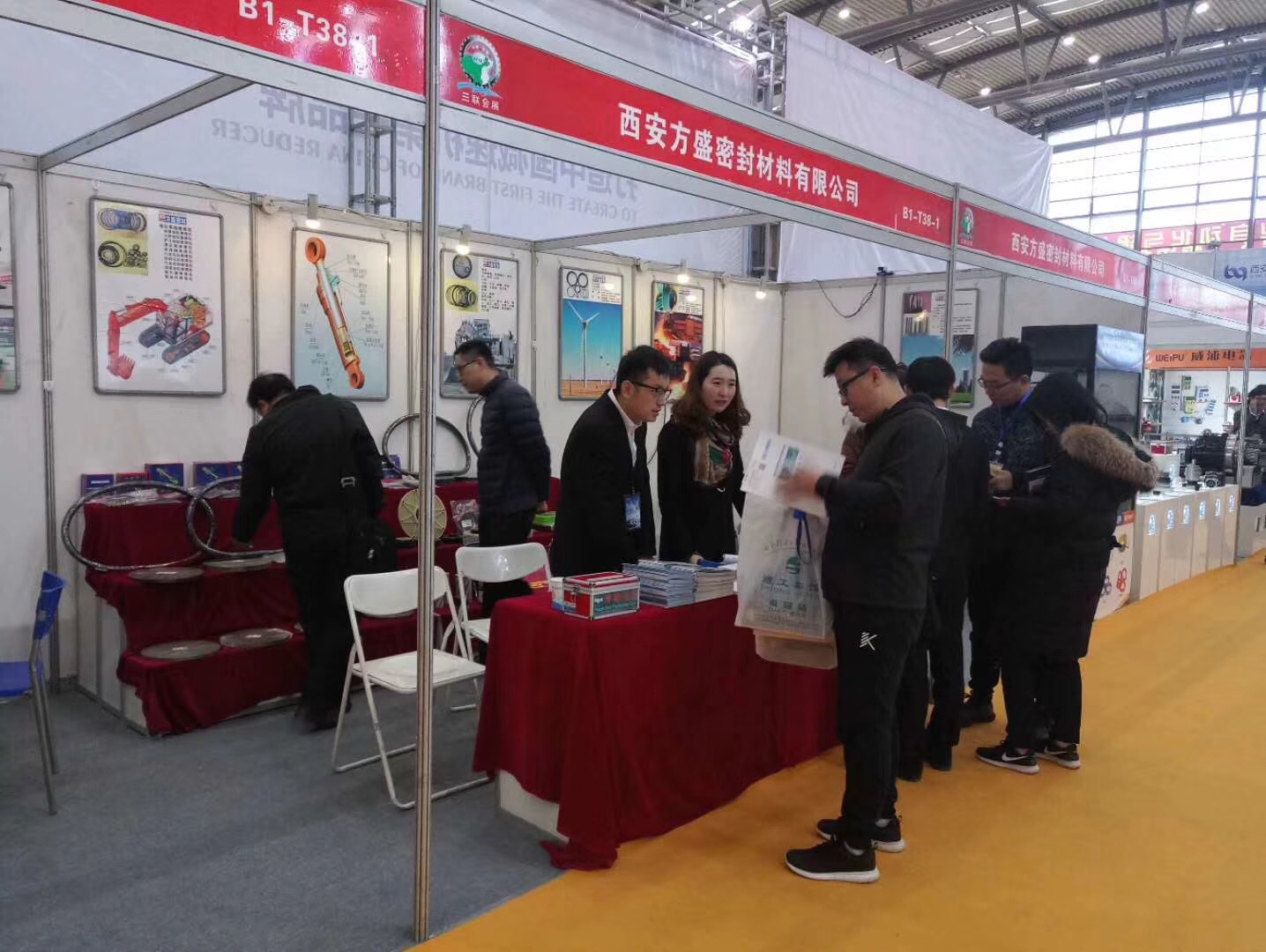 愛密特密封件公司：中國（西安）國際密封工業(yè)技術(shù)展覽會現(xiàn)場